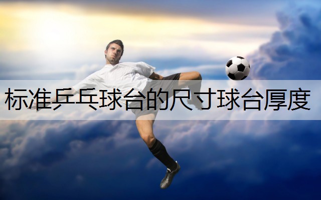标准乒乓球台的尺寸球台厚度