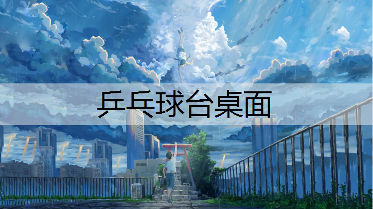 乒乓球台桌面