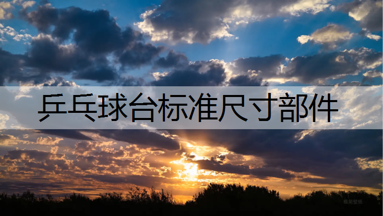 乒乓球台标准尺寸部件
