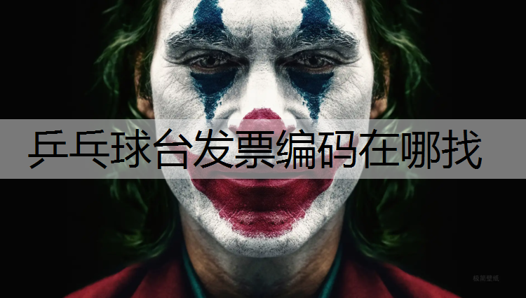 乒乓球台发票编码在哪找