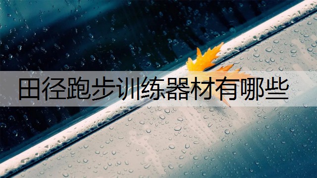 田径跑步训练器材有哪些 田径跑步训练器材有哪些