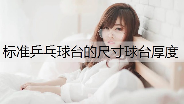 标准乒乓球台的尺寸球台厚度